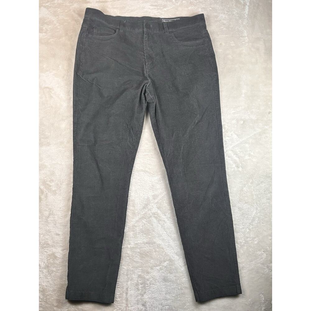Mizzen + Main Leroy Corduroy Pants Mens Sz 35x32 Grey Slim Stretch Preppy